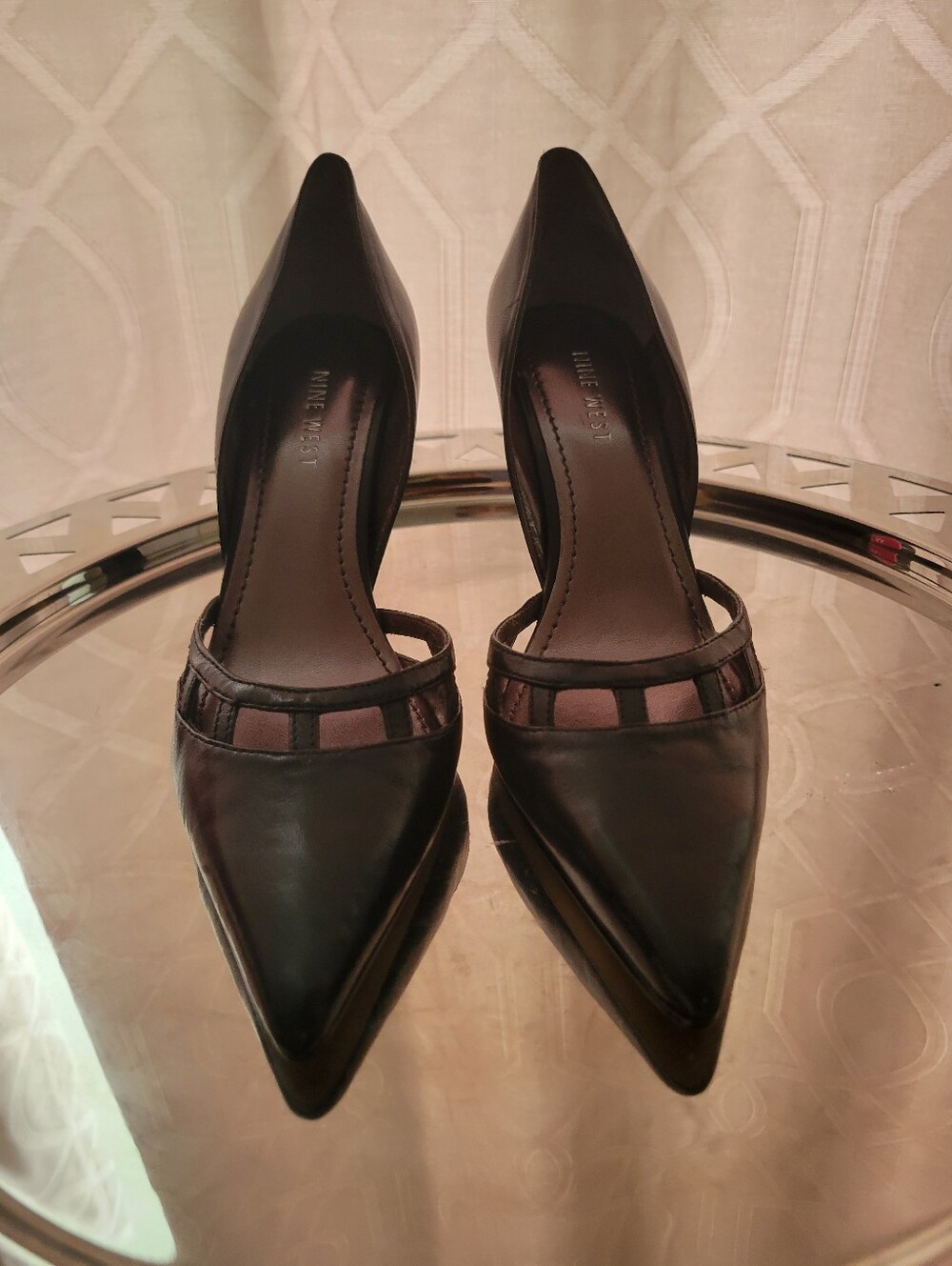 NWOT Nine West Black Pointed-Toe D'Orsay Pumps